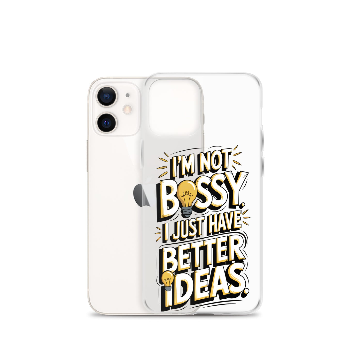 Not Bossy At All 💡 Clear Case for iPhone®