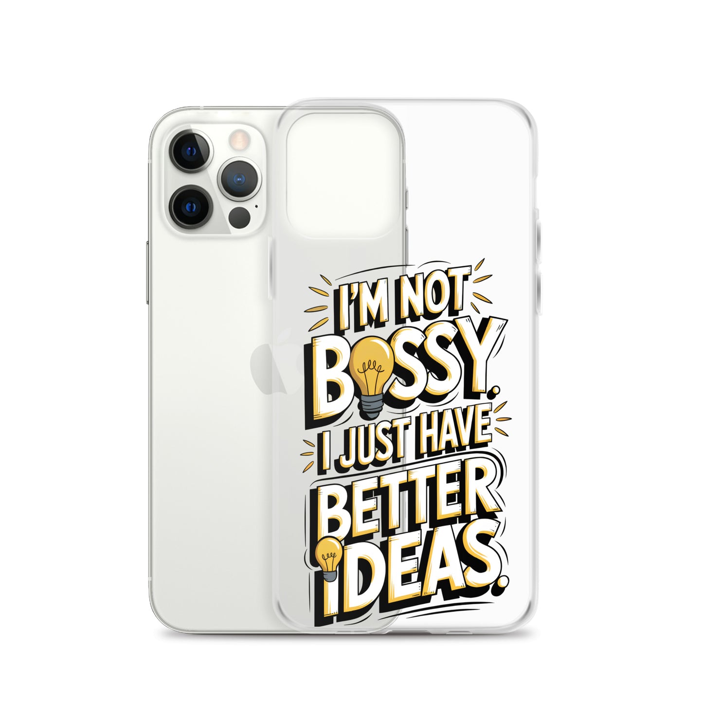 Not Bossy At All 💡 Clear Case for iPhone®