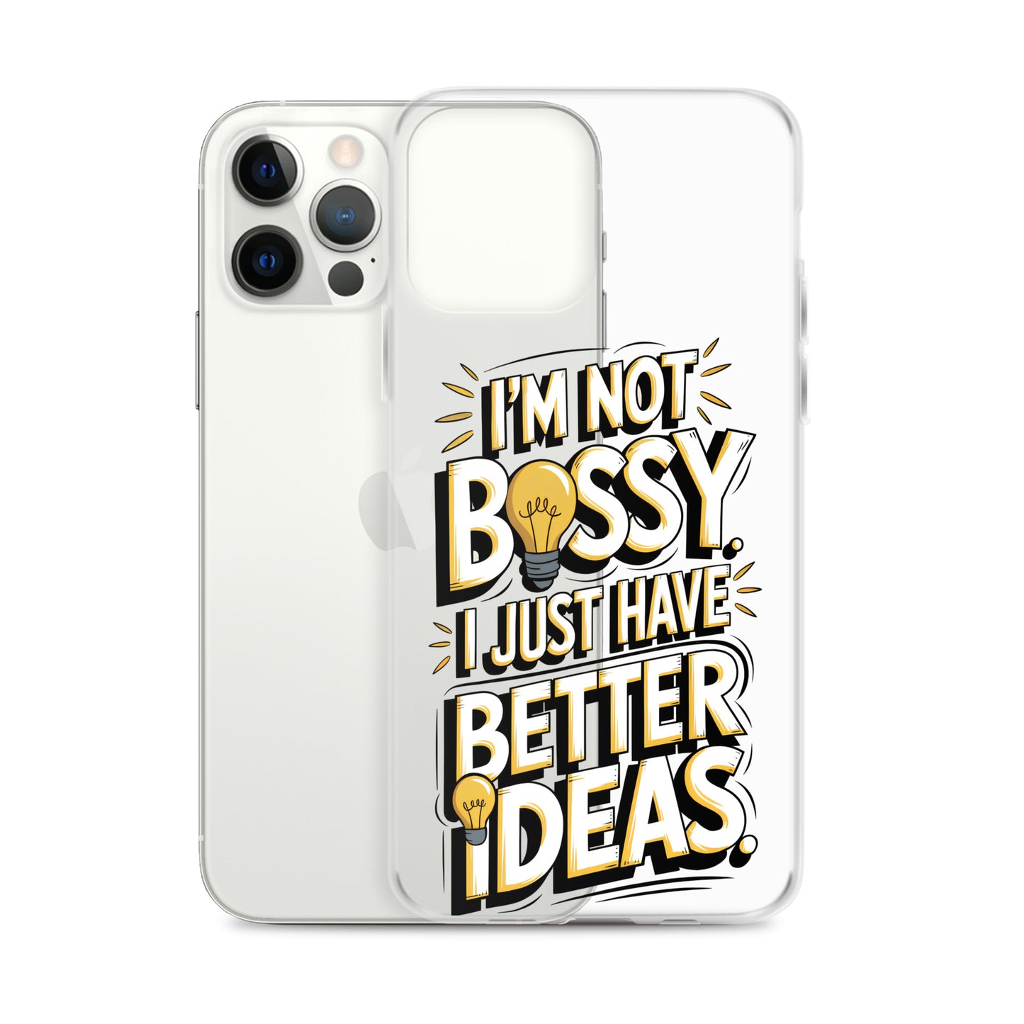 Not Bossy At All 💡 Clear Case for iPhone®