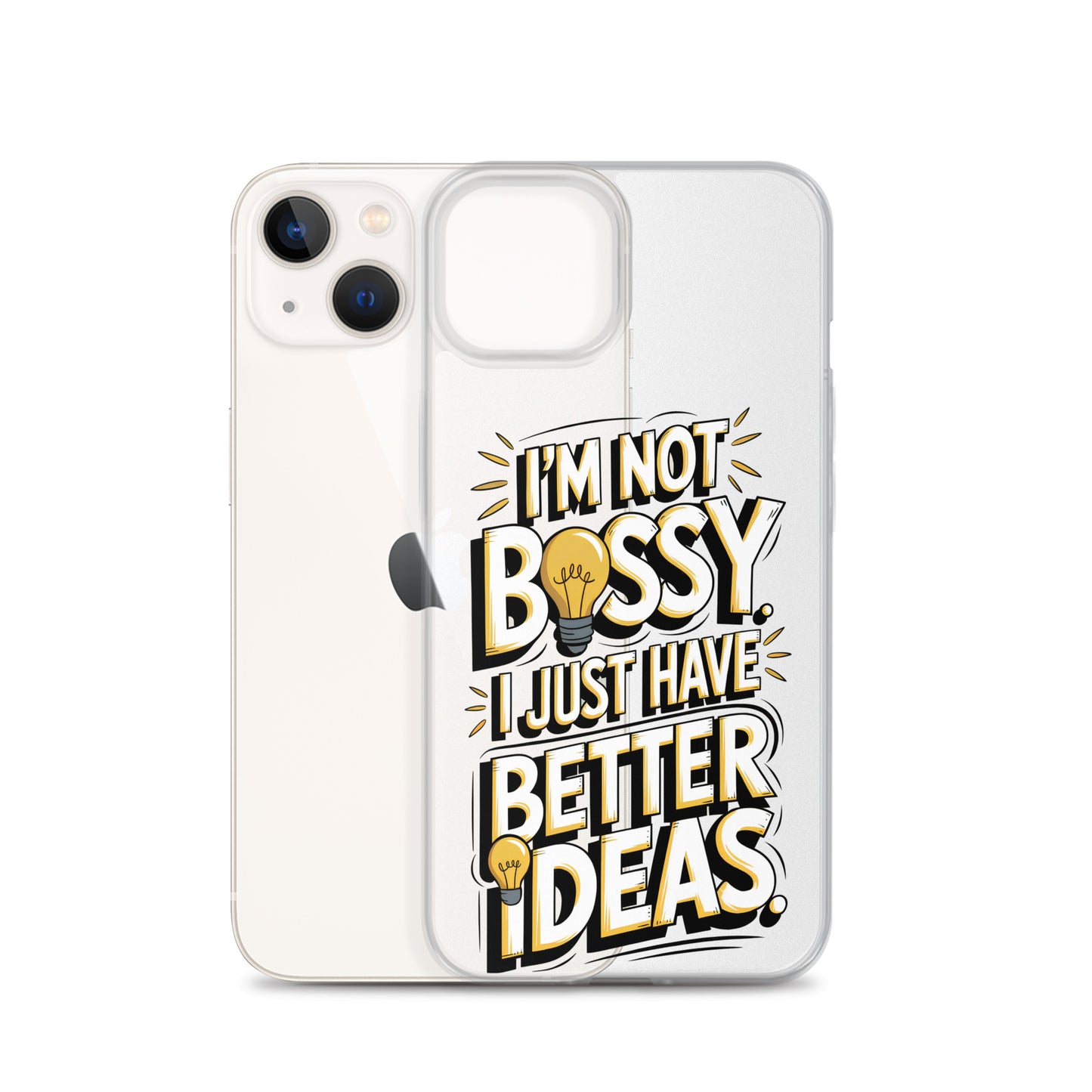 Not Bossy At All 💡 Clear Case for iPhone®