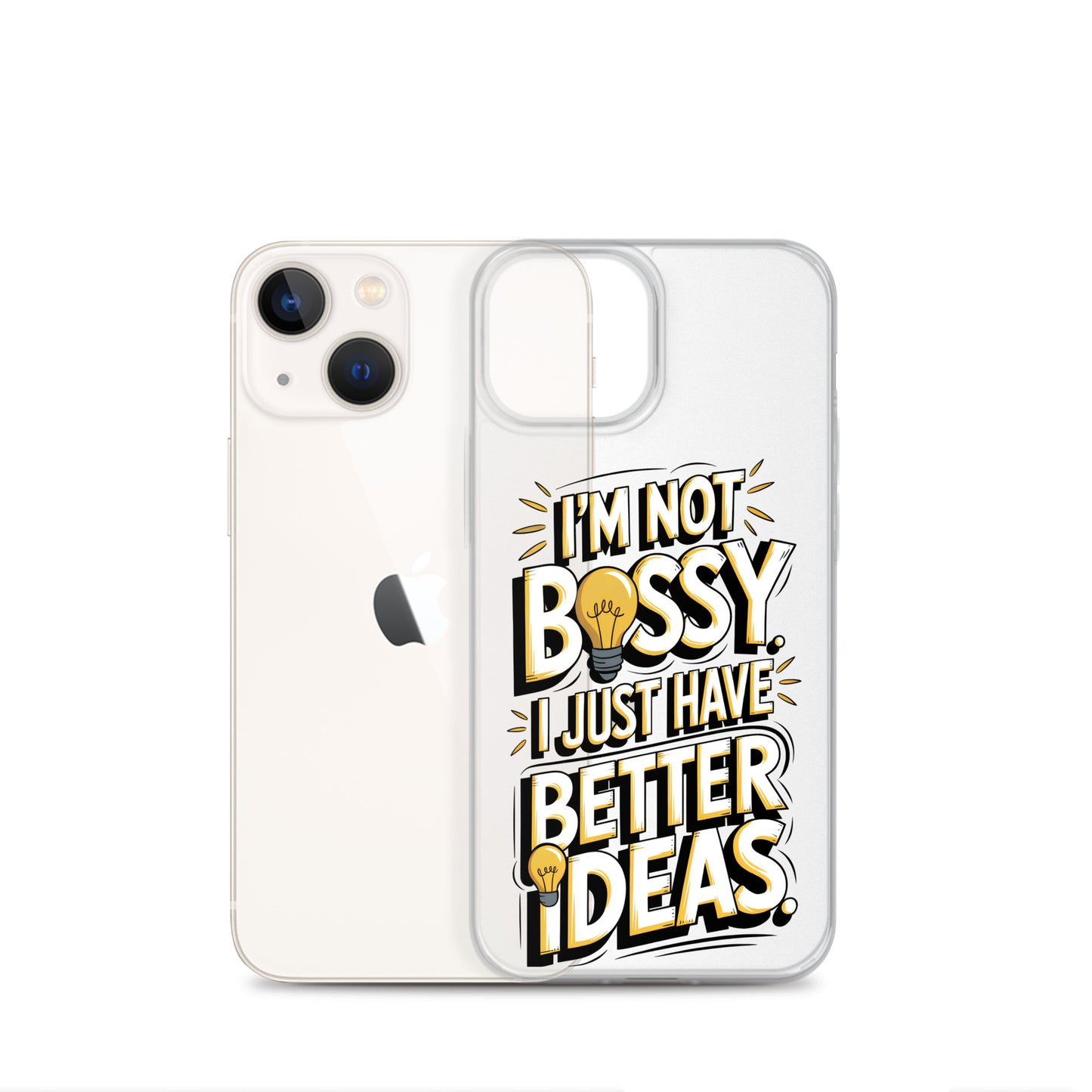 Not Bossy At All 💡 Clear Case for iPhone®