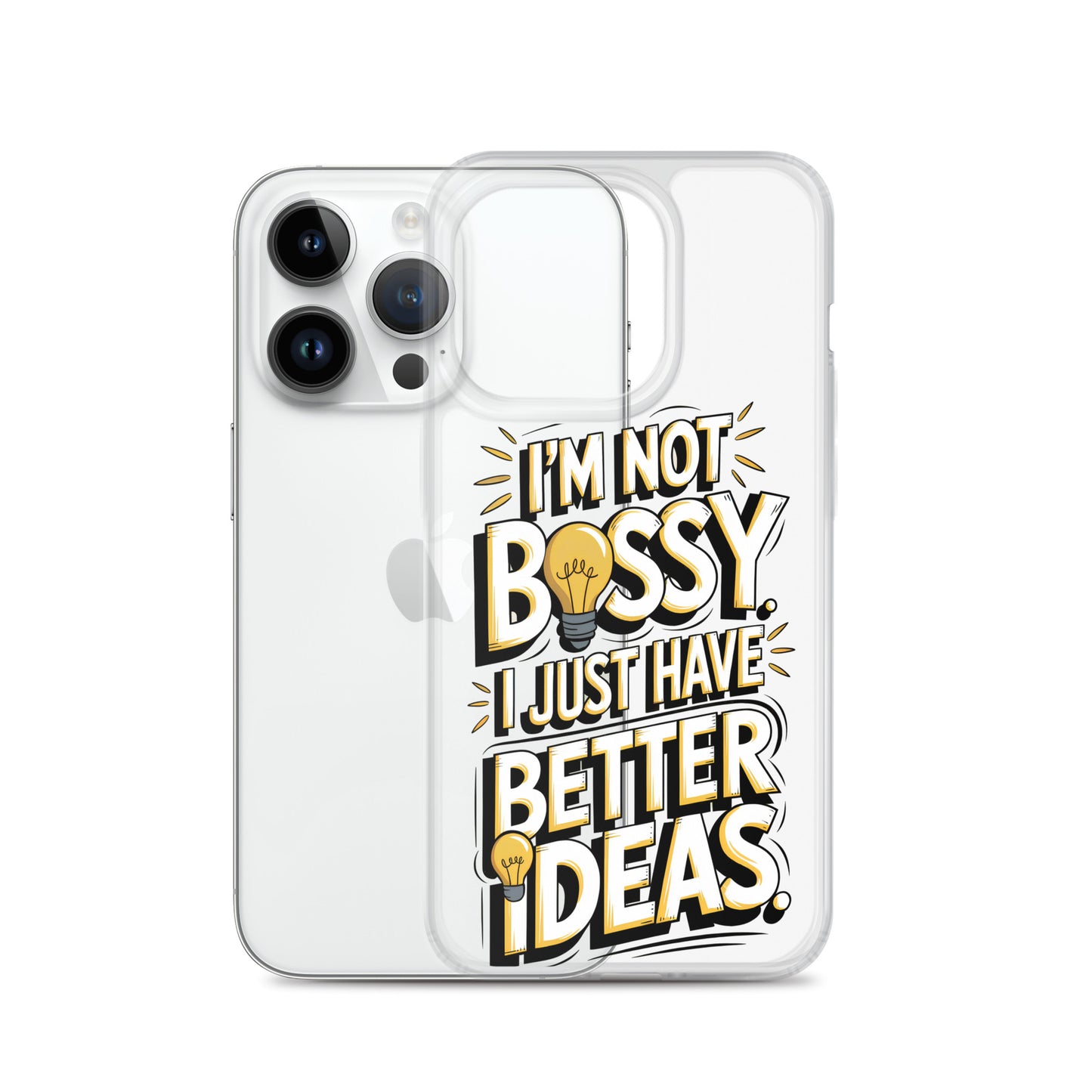 Not Bossy At All 💡 Clear Case for iPhone®