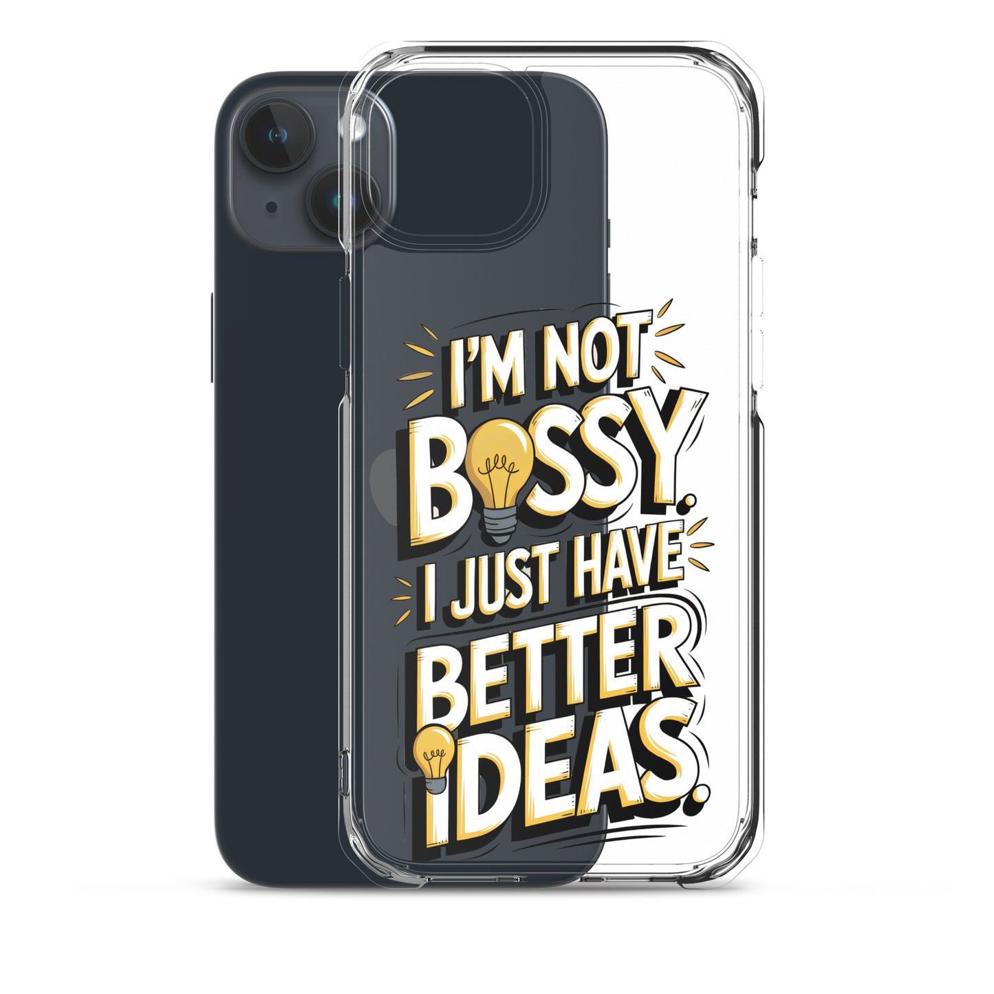 Not Bossy At All 💡 Clear Case for iPhone®