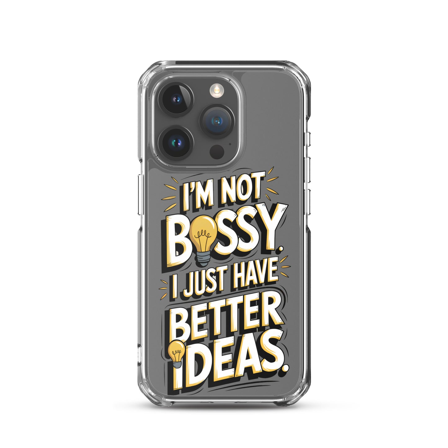 Not Bossy At All 💡 Clear Case for iPhone®