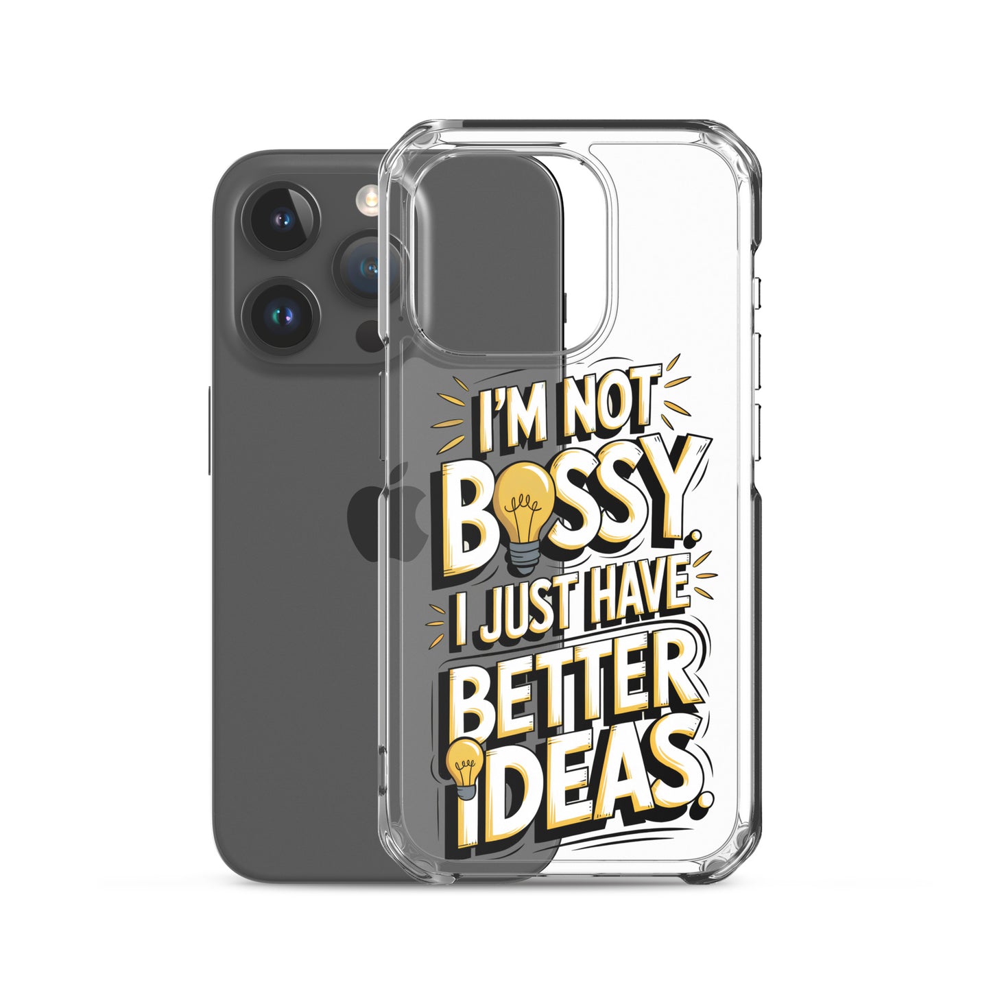 Not Bossy At All 💡 Clear Case for iPhone®