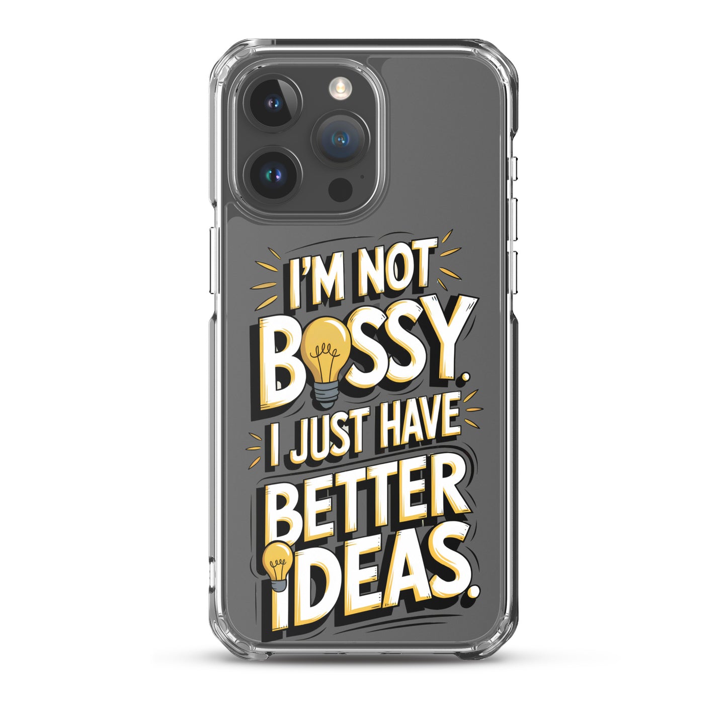 Not Bossy At All 💡 Clear Case for iPhone®