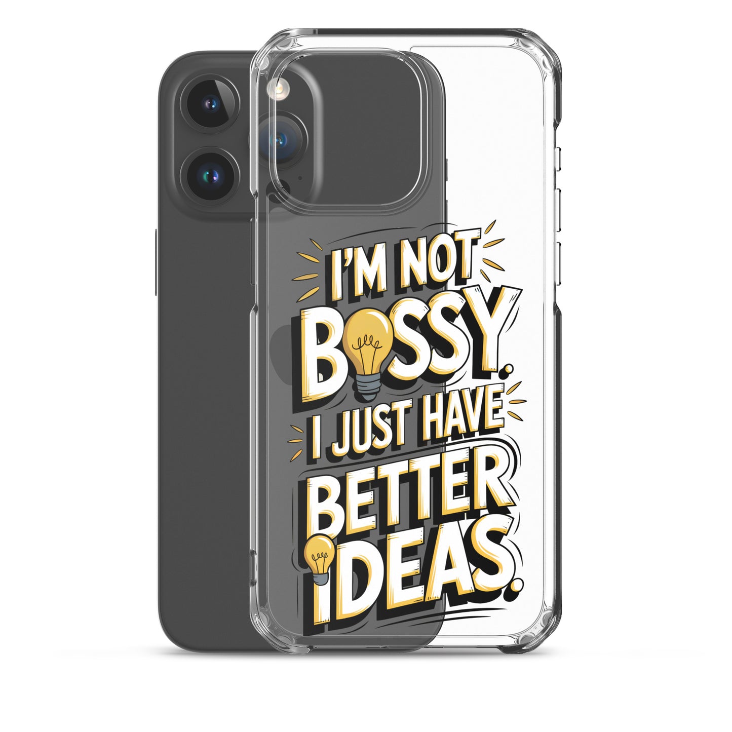 Not Bossy At All 💡 Clear Case for iPhone®