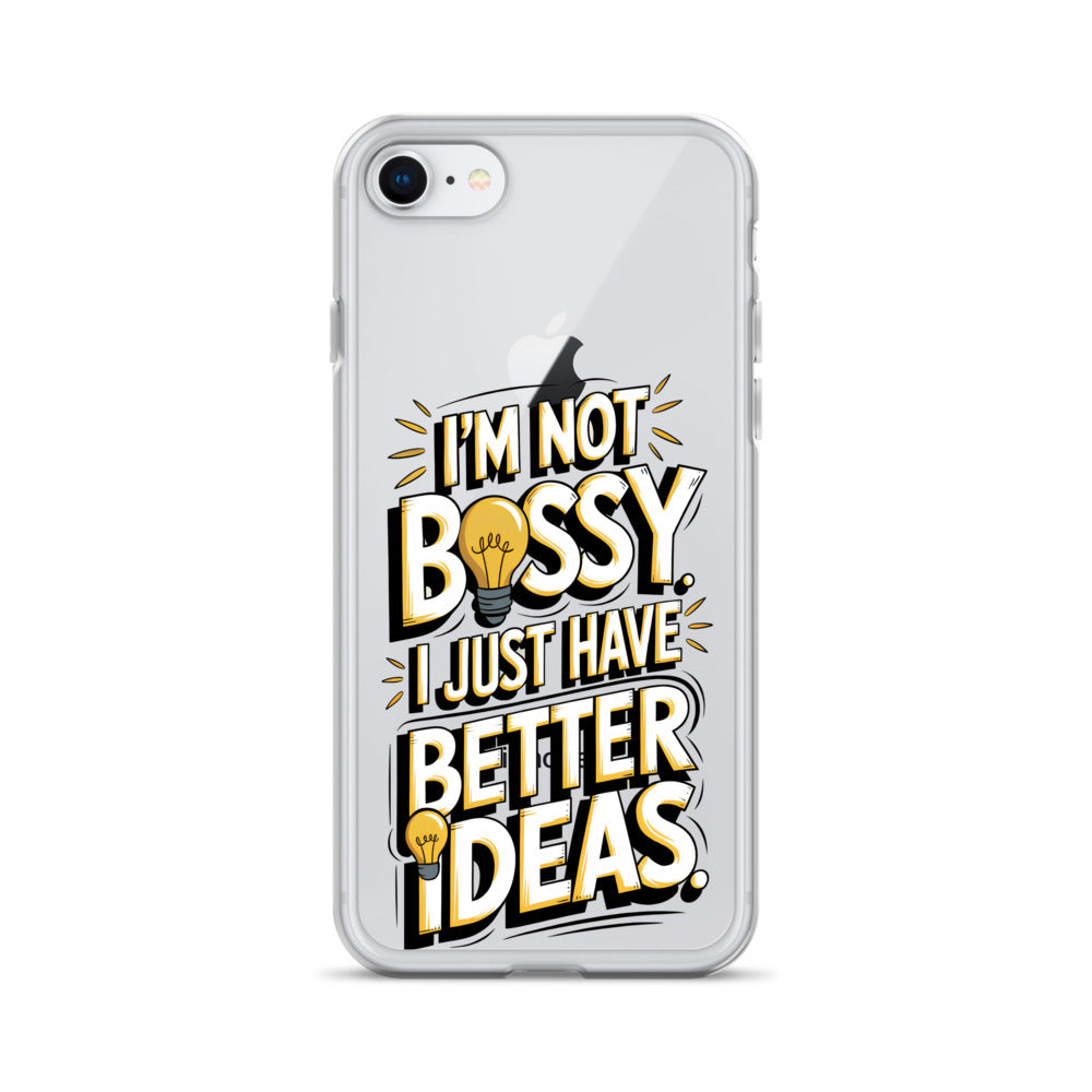 Not Bossy At All 💡 Clear Case for iPhone®