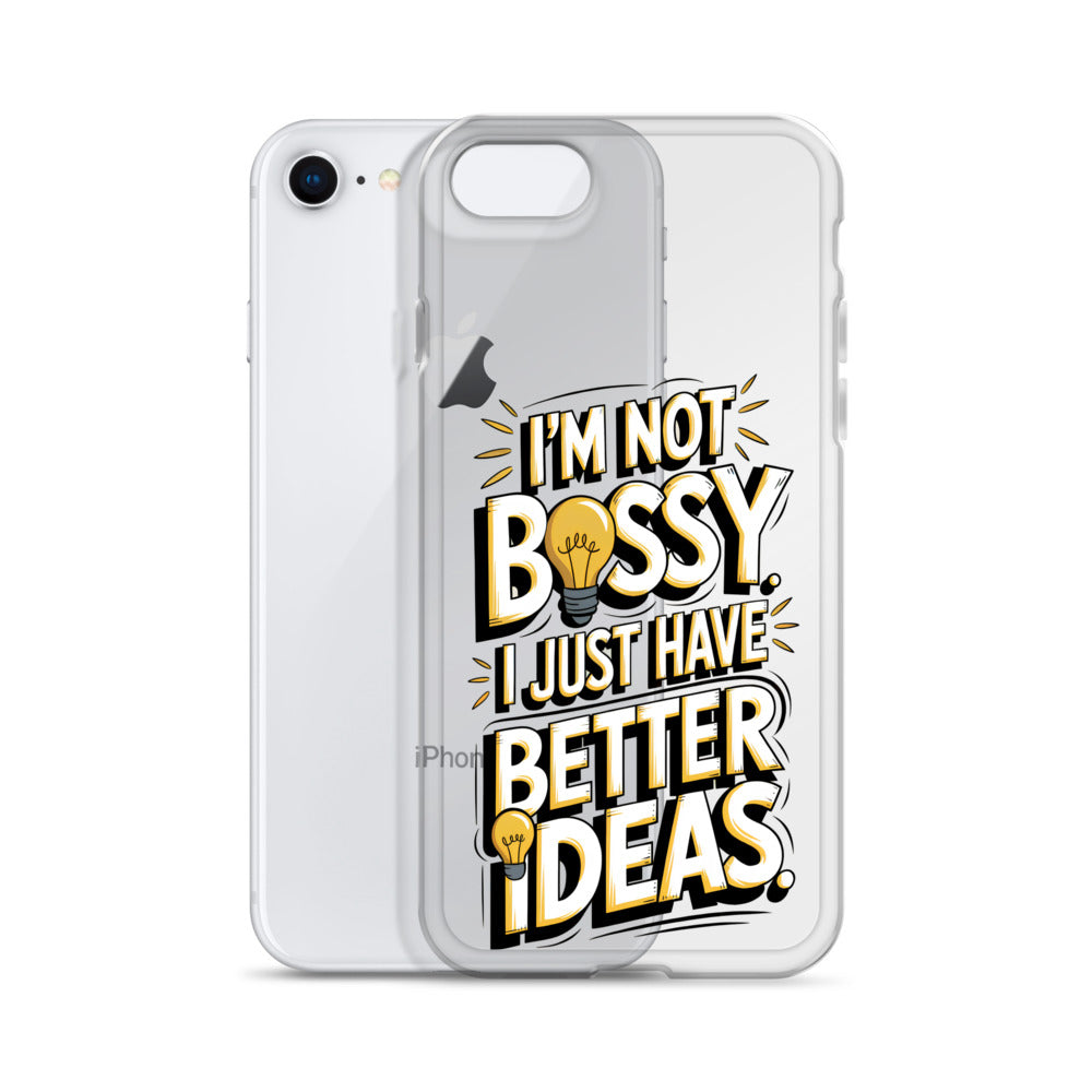 Not Bossy At All 💡 Clear Case for iPhone®