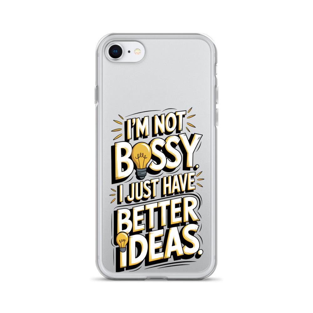 Not Bossy At All 💡 Clear Case for iPhone®