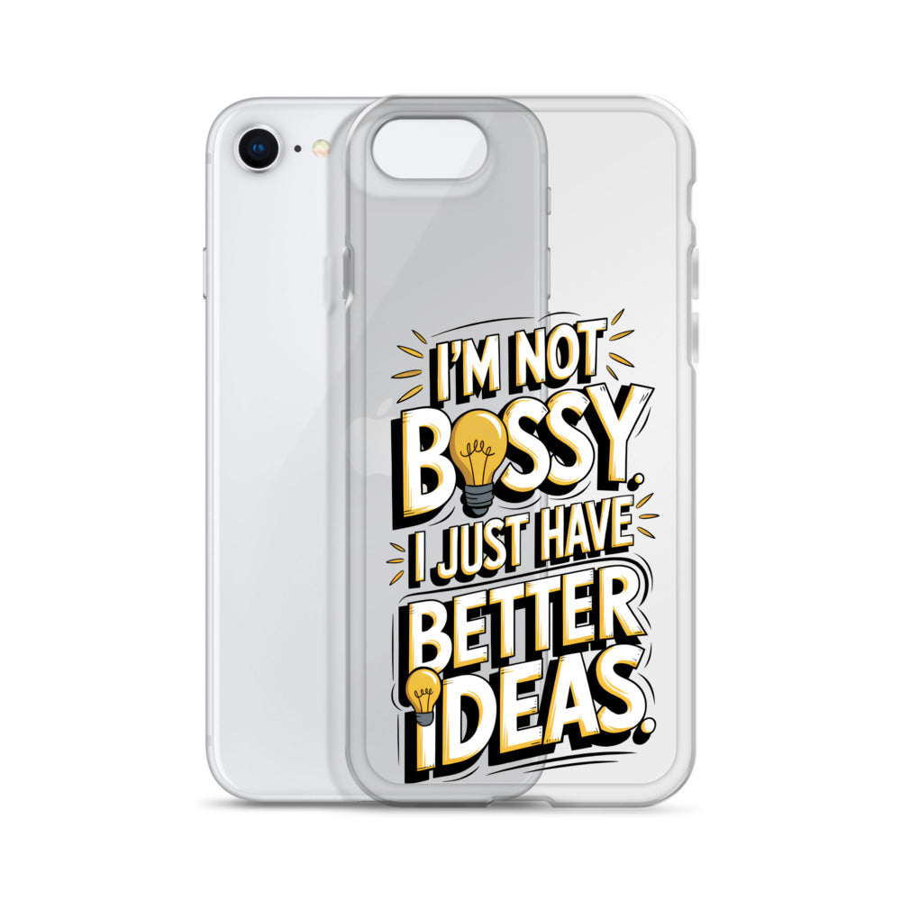 Not Bossy At All 💡 Clear Case for iPhone®