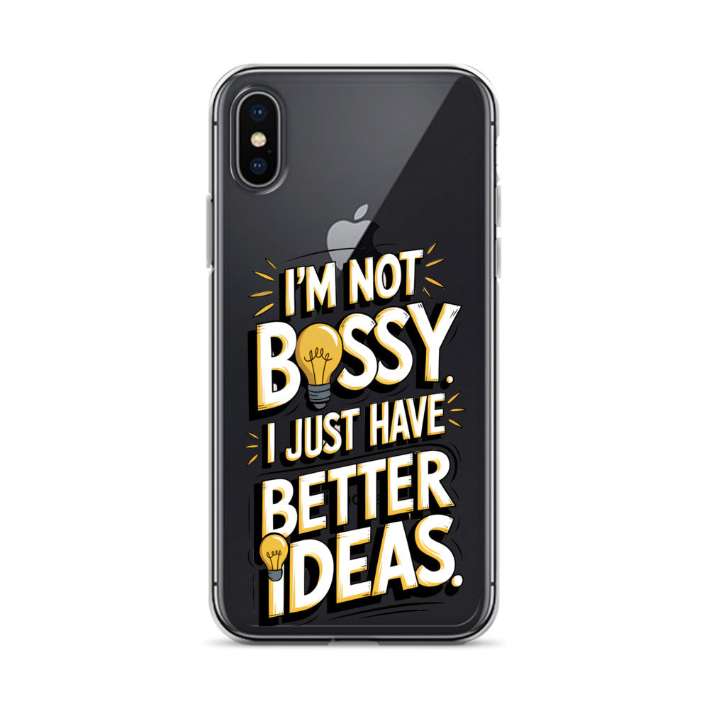 Not Bossy At All 💡 Clear Case for iPhone®