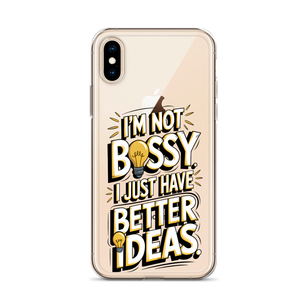 Not Bossy At All 💡 Clear Case for iPhone®