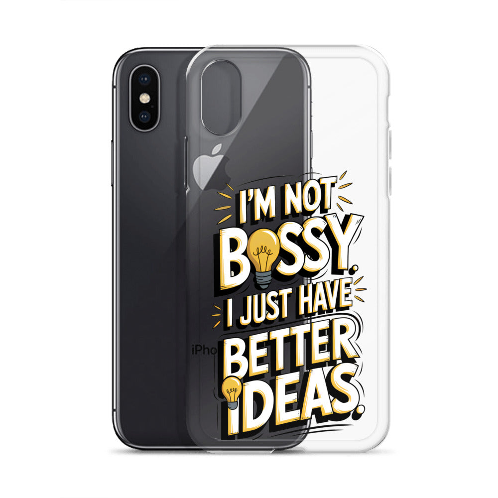 Not Bossy At All 💡 Clear Case for iPhone®