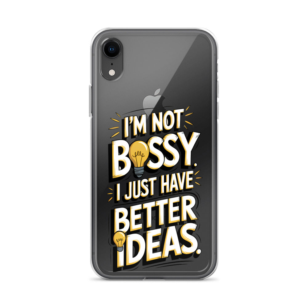 Not Bossy At All 💡 Clear Case for iPhone®