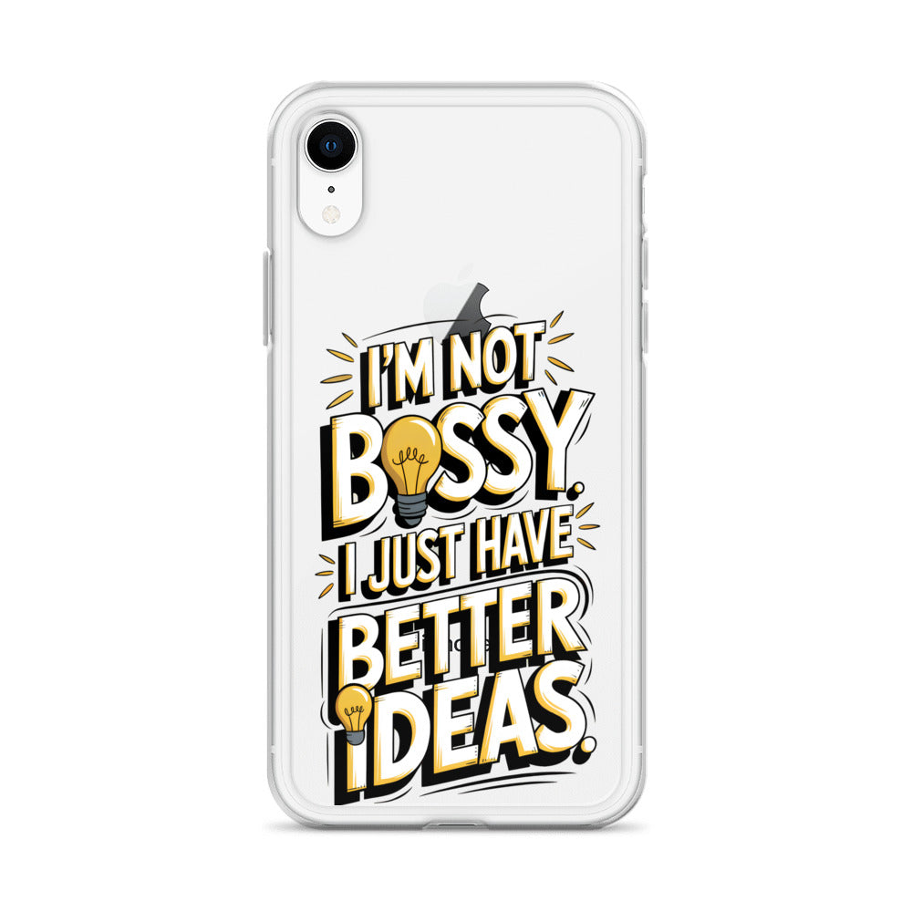 Not Bossy At All 💡 Clear Case for iPhone®