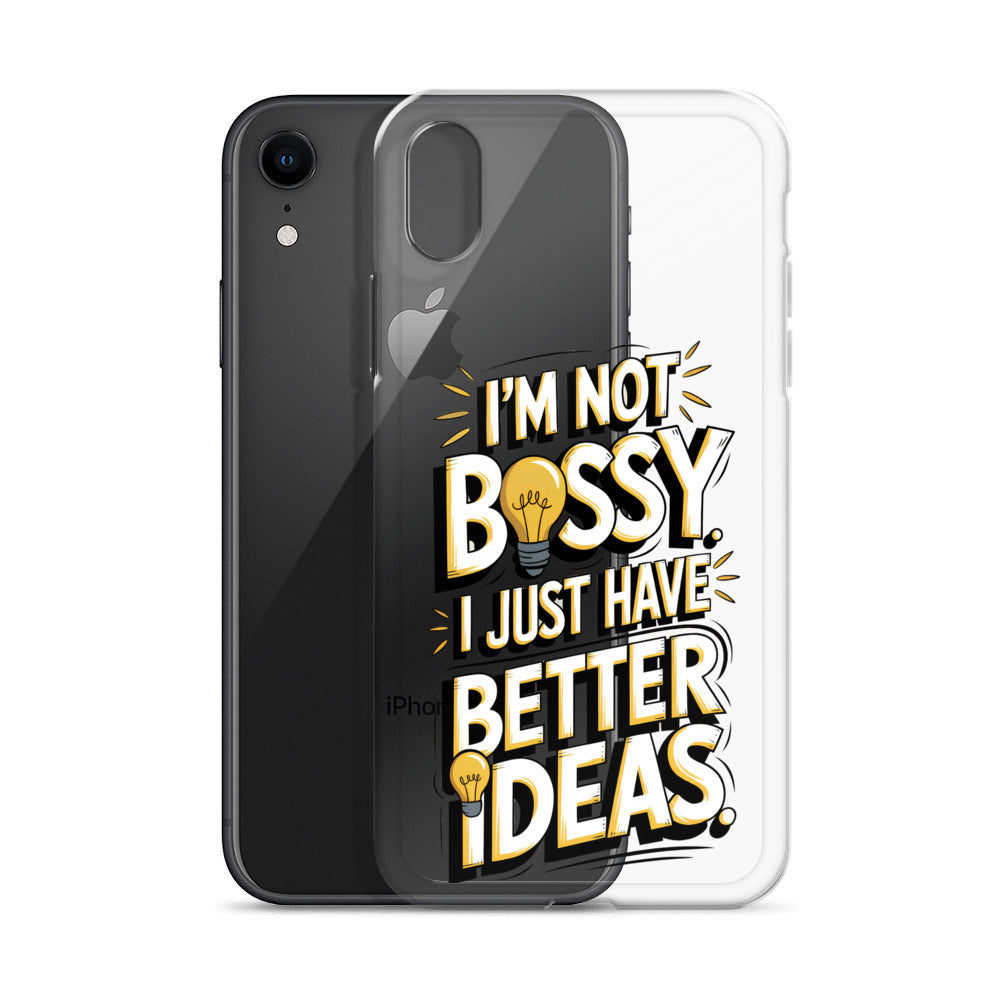 Not Bossy At All 💡 Clear Case for iPhone®