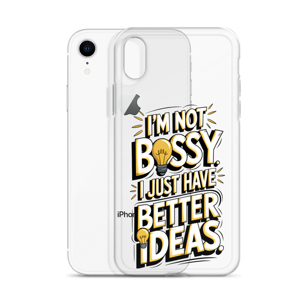 Not Bossy At All 💡 Clear Case for iPhone®