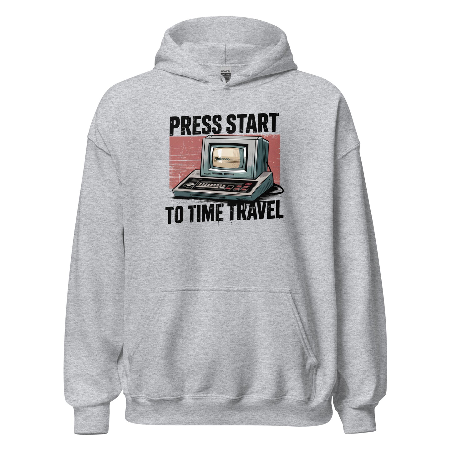 Press start....to time travel 🎮⌛ Hoodie