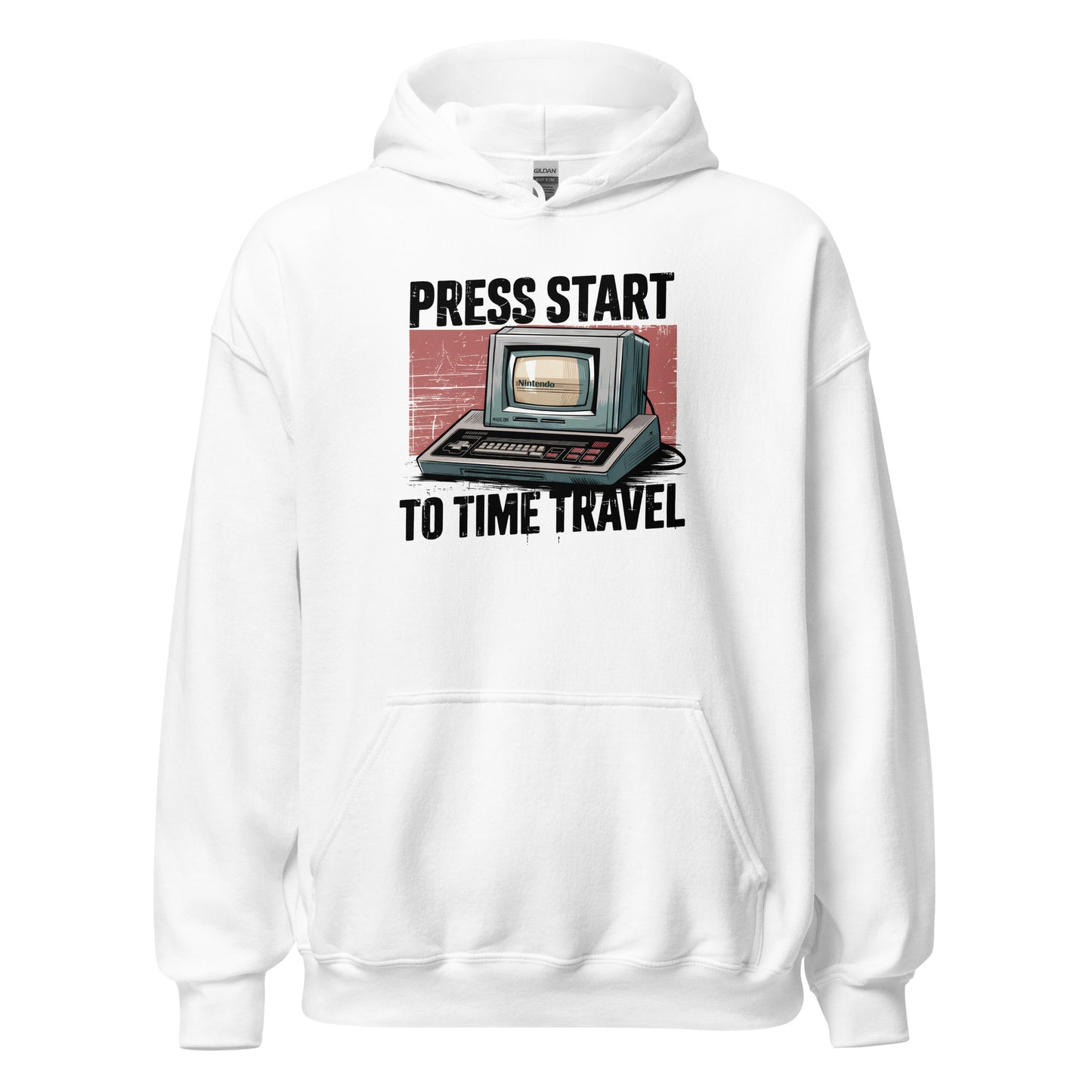 Press start....to time travel 🎮⌛ Hoodie